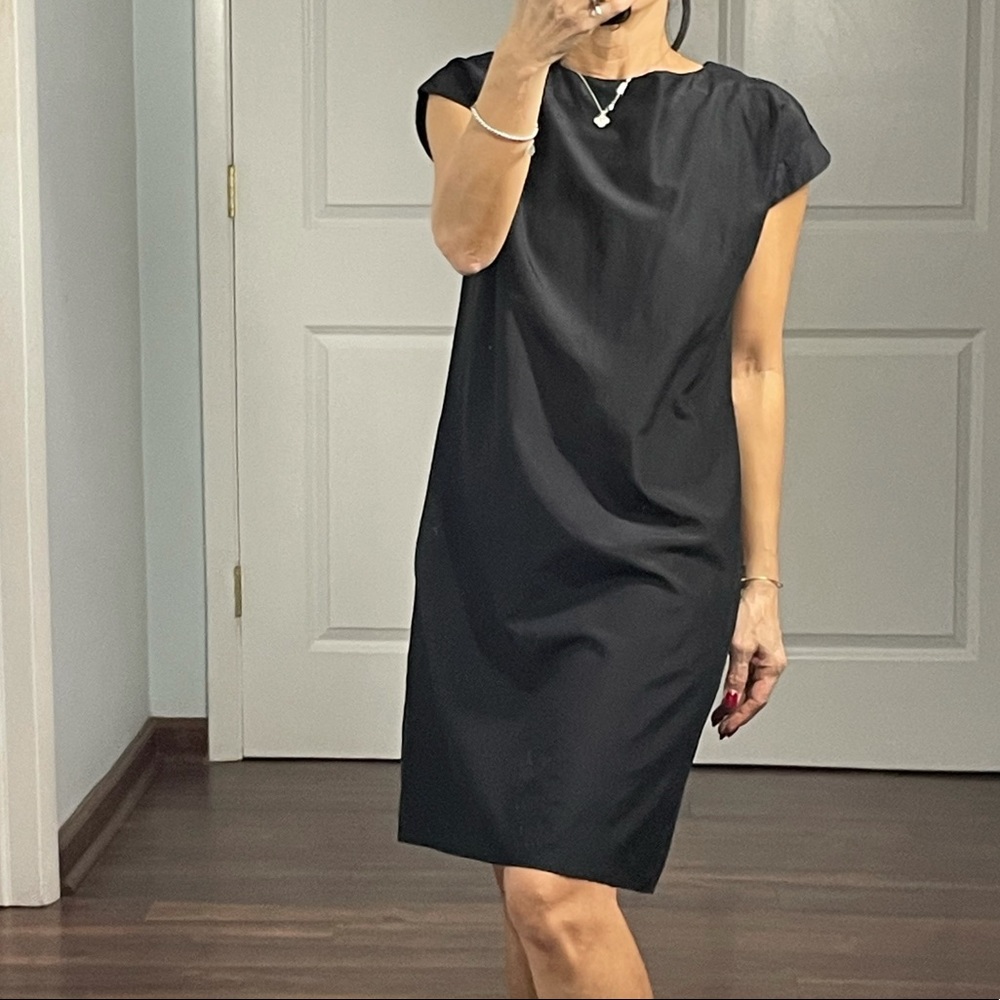 Uniqlo Silk Cotton Blend Cap Sleeves Mini Dress size XS